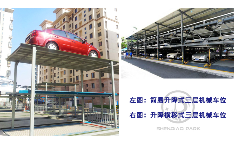 三層機械車位